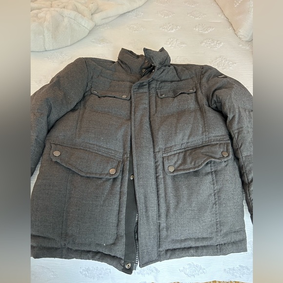 BOSS Hugo boss grey down jacket medium - Picture 2 of 3
